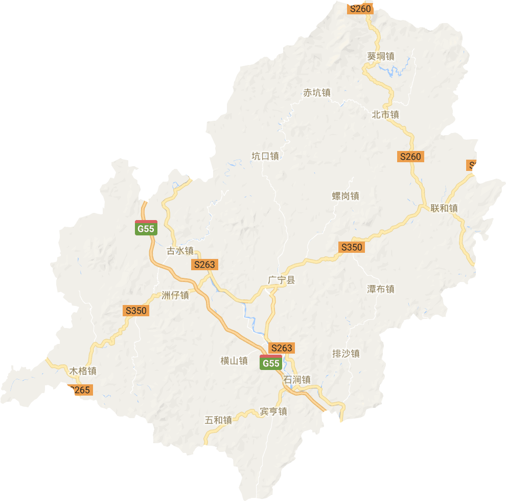 廣寧縣電子地圖