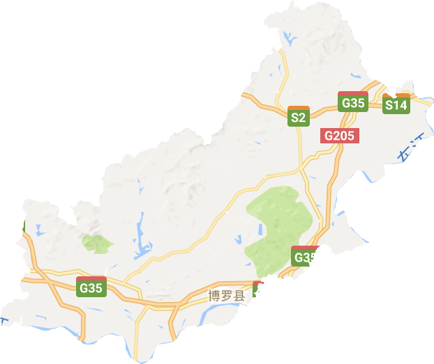 博羅縣電子地圖