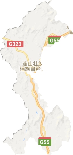 連山壯族瑤族自治縣電子地圖