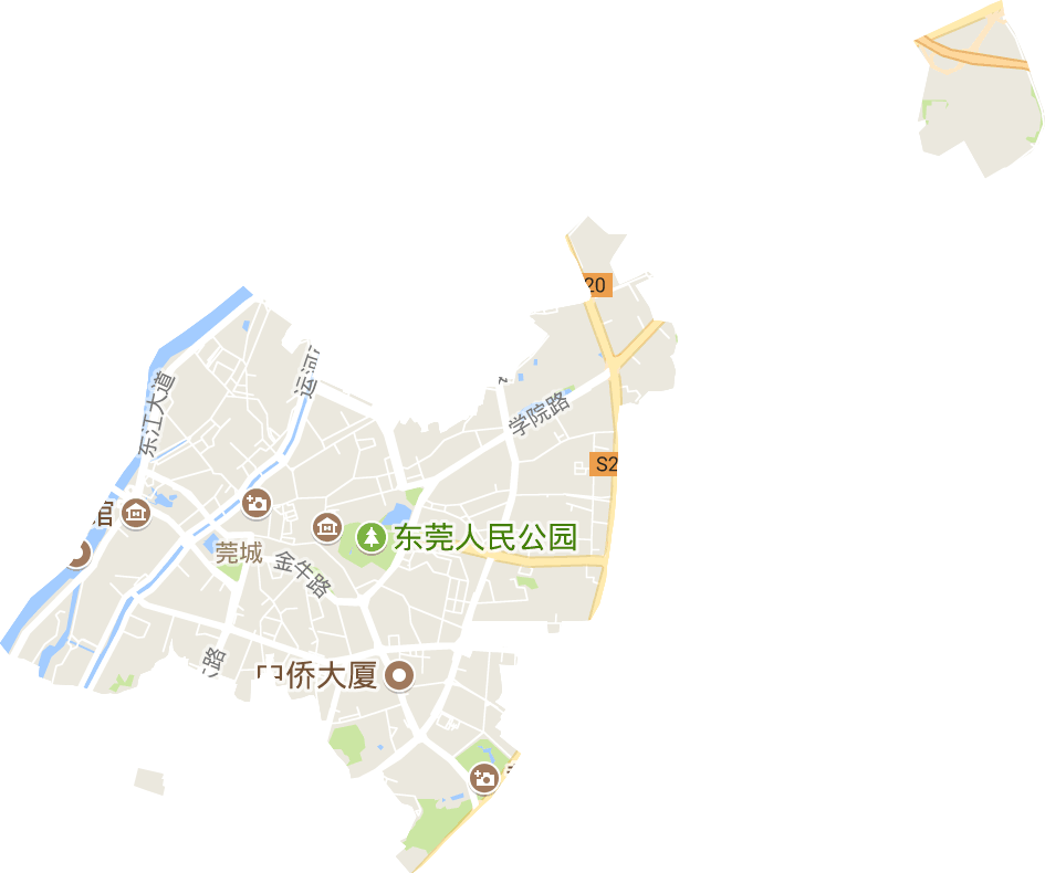 莞城街道電子地圖