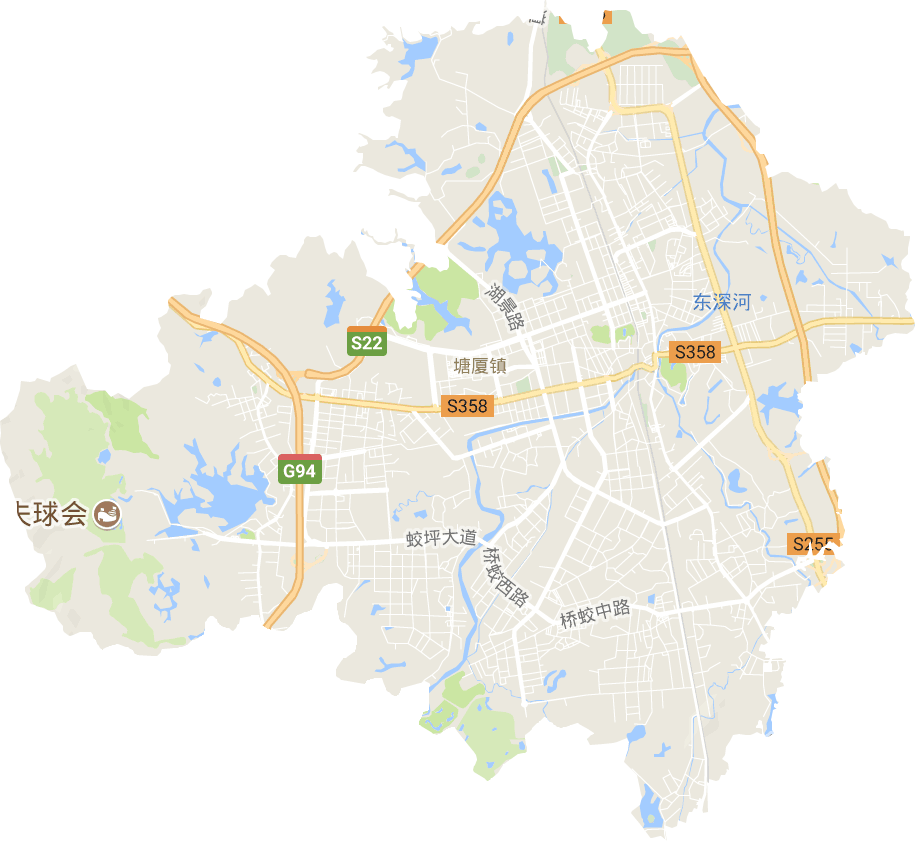 塘廈鎮電子地圖