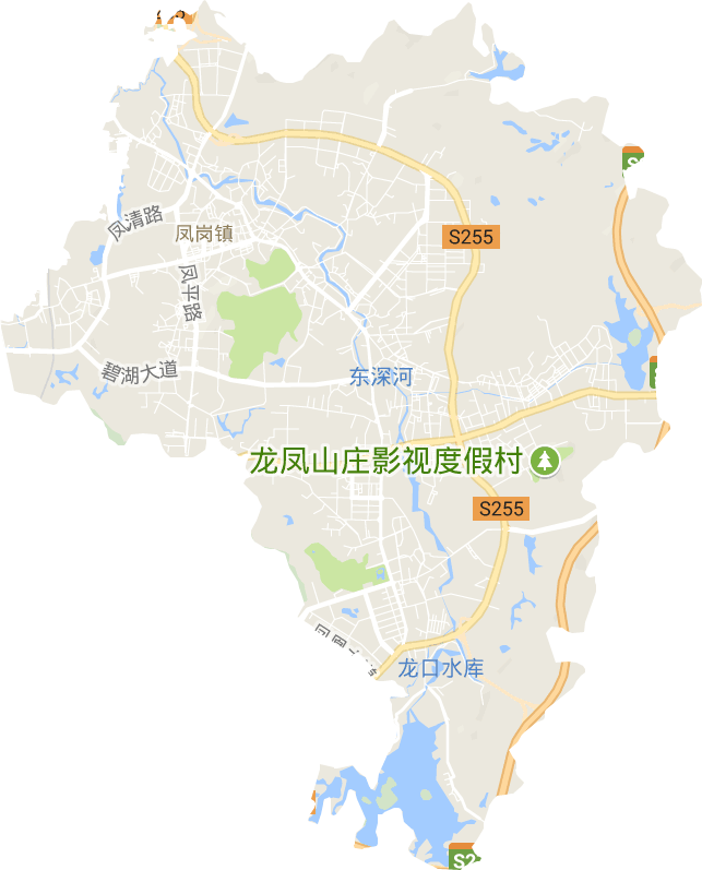 鳳崗鎮電子地圖