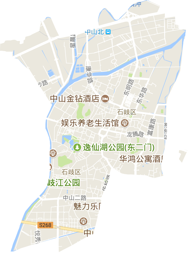 石岐區街道電子地圖