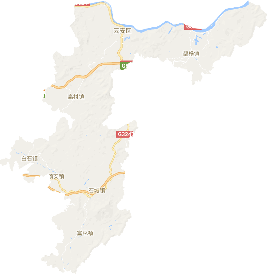 云安區(qū)電子地圖