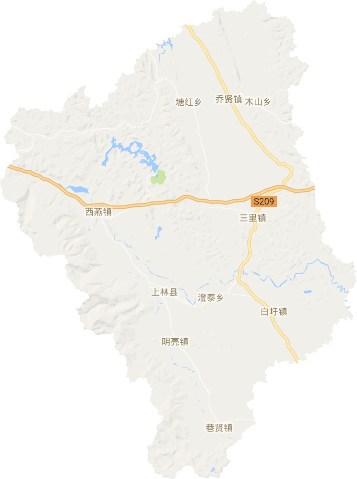 上林縣電子地圖