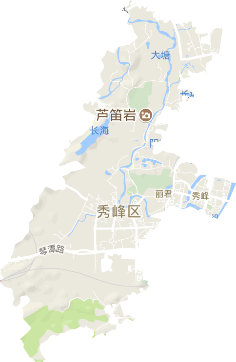 秀峰區電子地圖