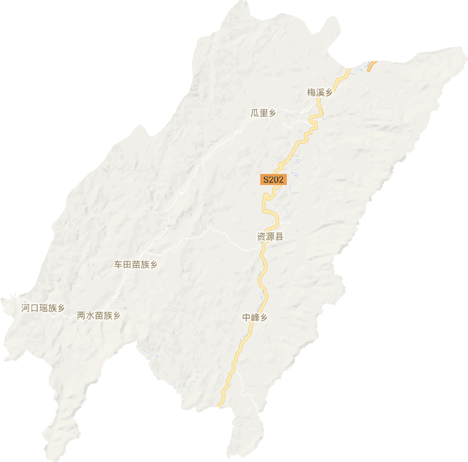 資源縣電子地圖