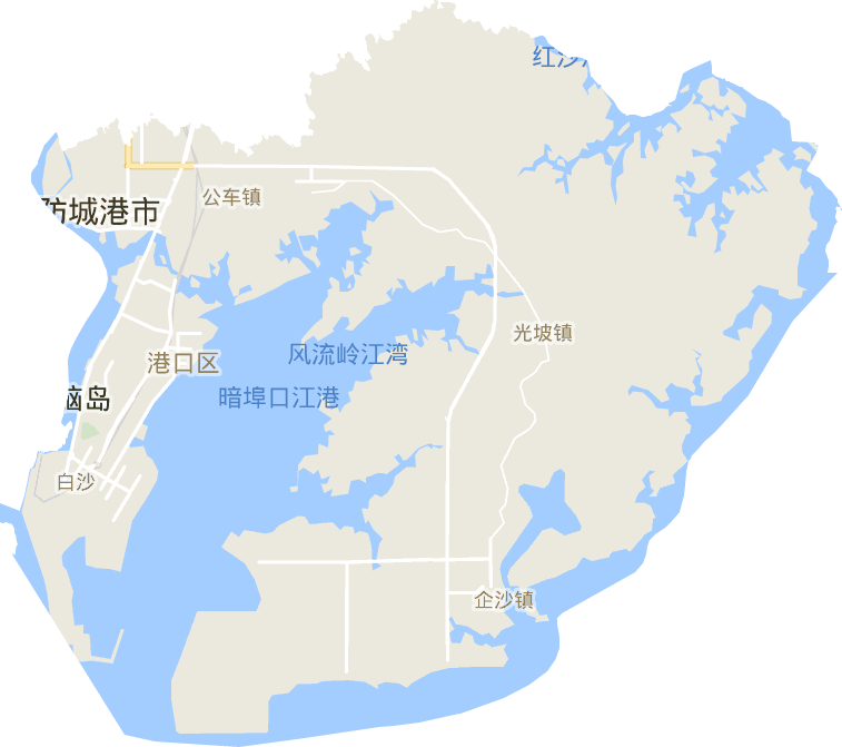 港口區(qū)電子地圖