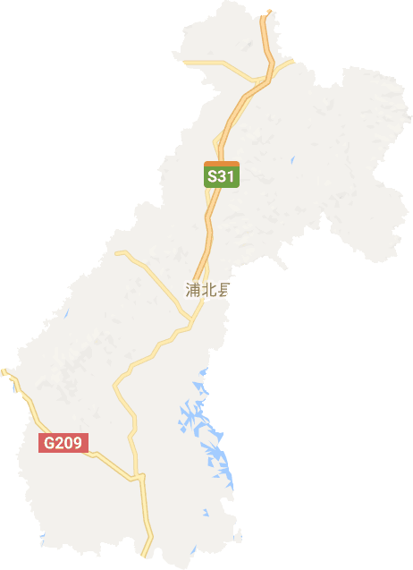 浦北縣電子地圖