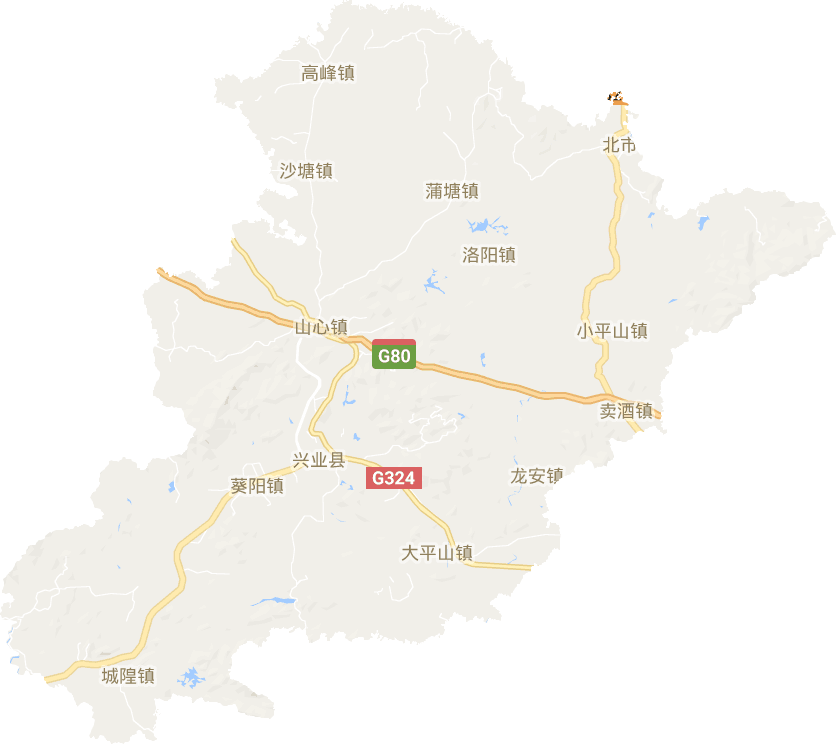 興業縣電子地圖