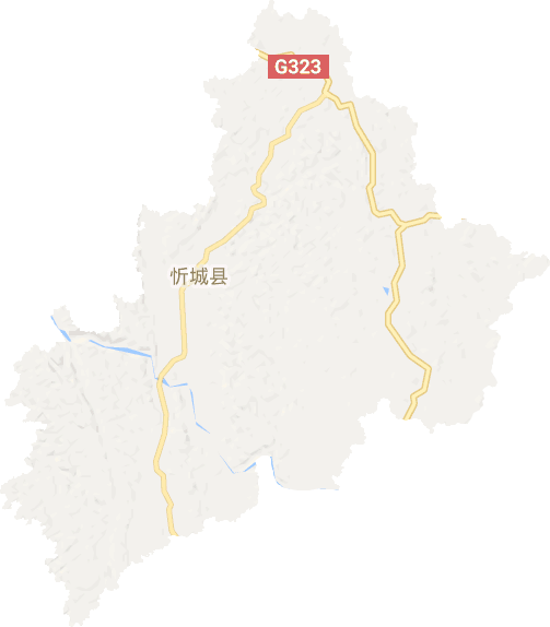 忻城縣電子地圖