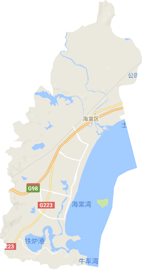 海棠區(qū)電子地圖