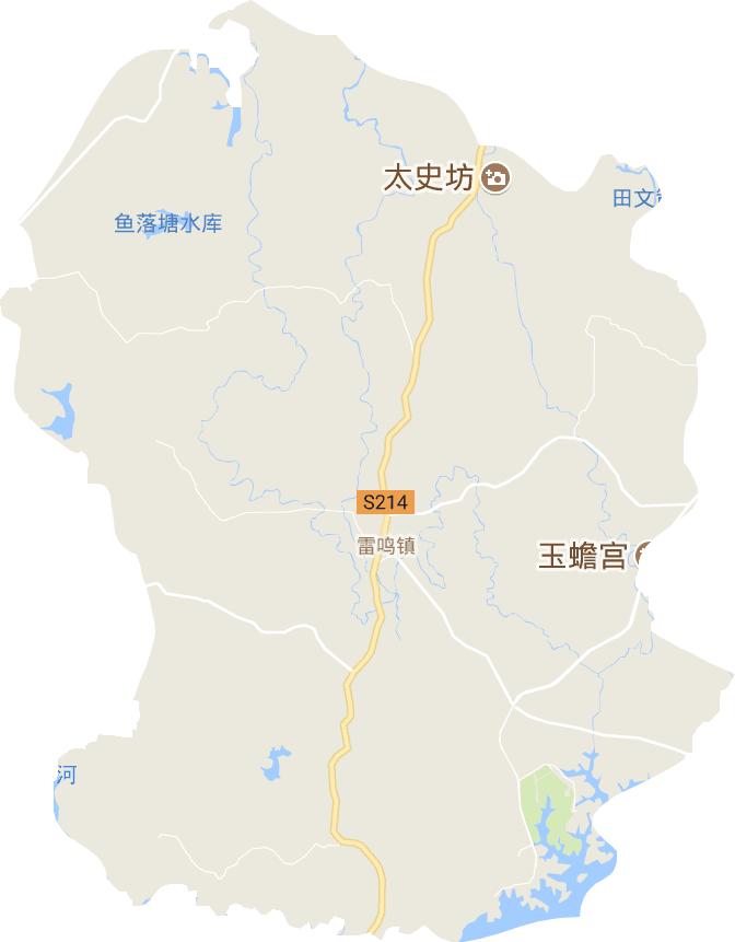 雷鳴鎮電子地圖