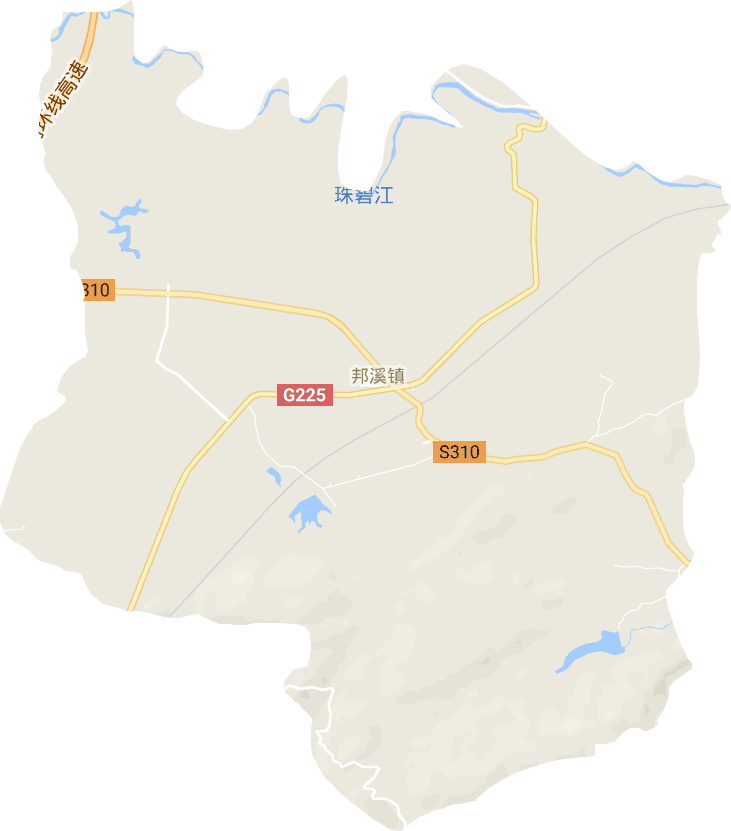 邦溪鎮電子地圖
