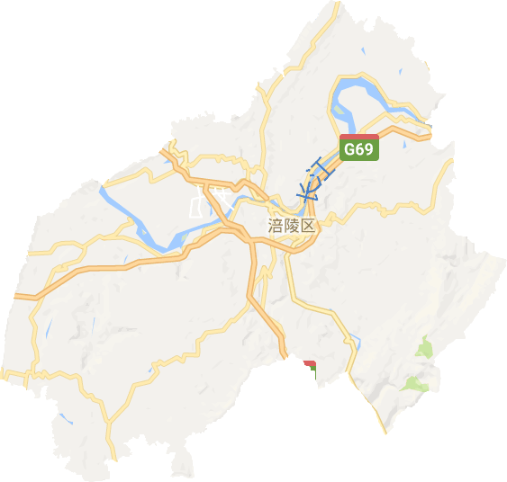 涪陵區電子地圖