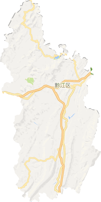 黔江區電子地圖
