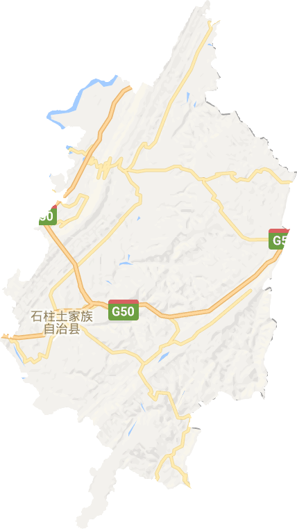 石柱土家族自治縣電子地圖