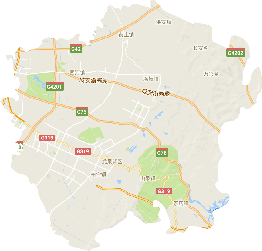 龍泉驛區電子地圖