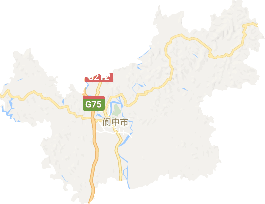 閬中市電子地圖