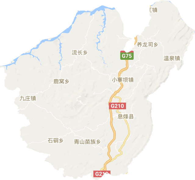 息烽縣電子地圖