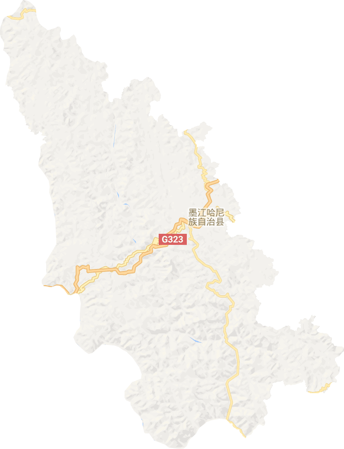 墨江哈尼族自治縣電子地圖