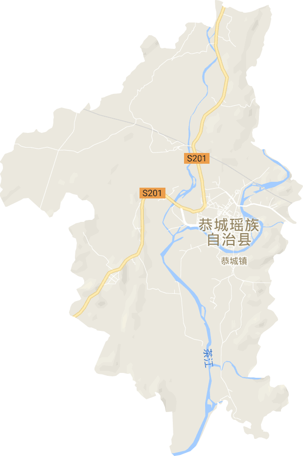 恭城鎮(zhèn)電子地圖