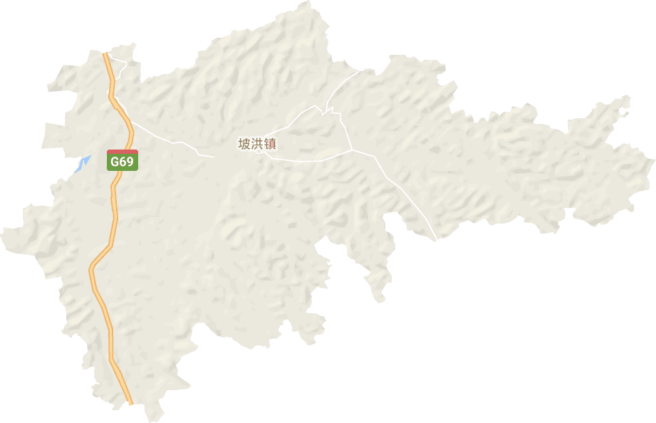 坡洪鎮電子地圖