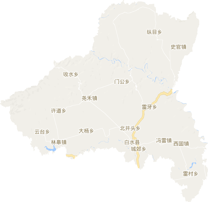 白水縣電子地圖