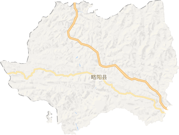 略陽縣電子地圖