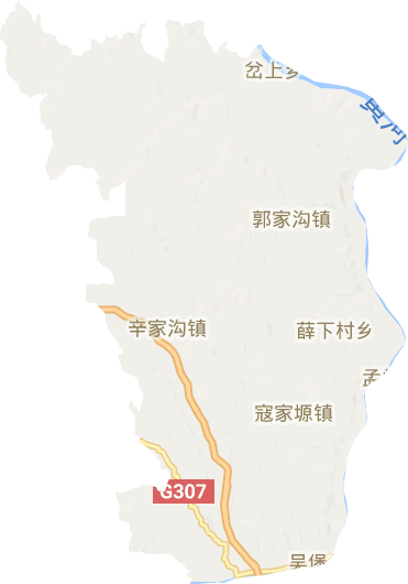 吳堡縣電子地圖