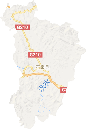 石泉縣電子地圖