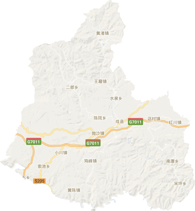 成縣電子地圖