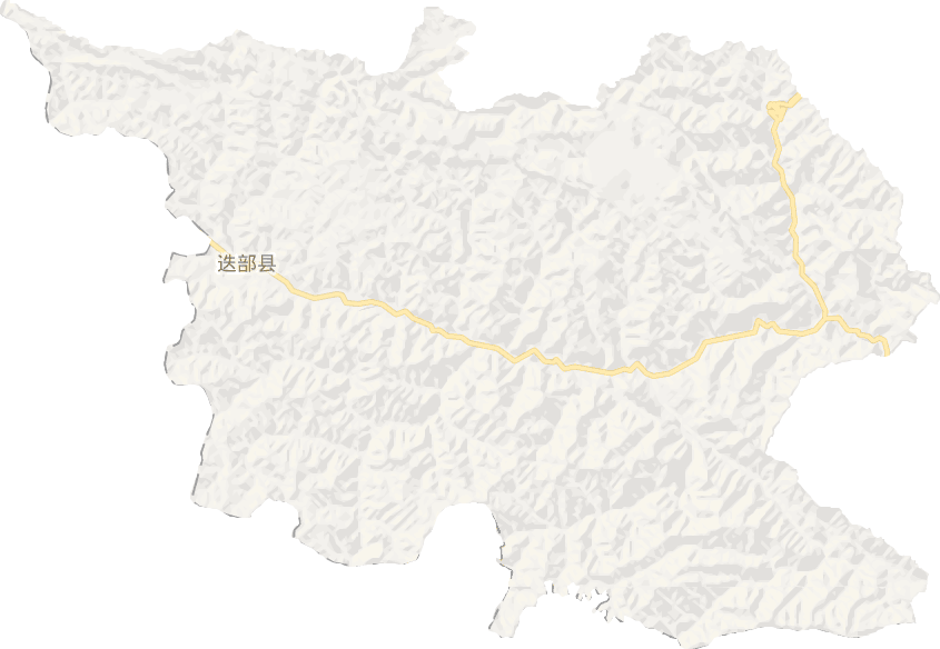 迭部縣電子地圖