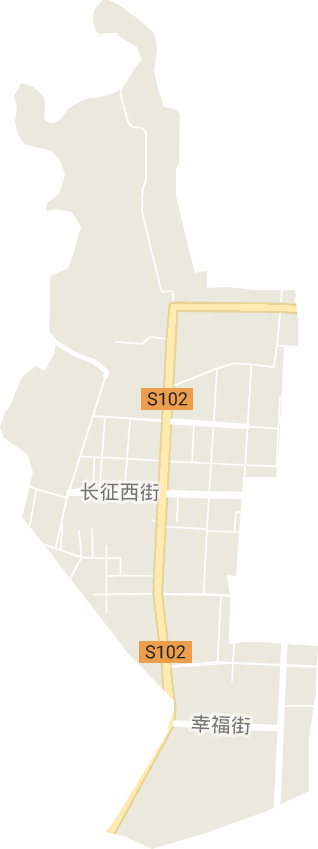 軍墾路街道電子地圖