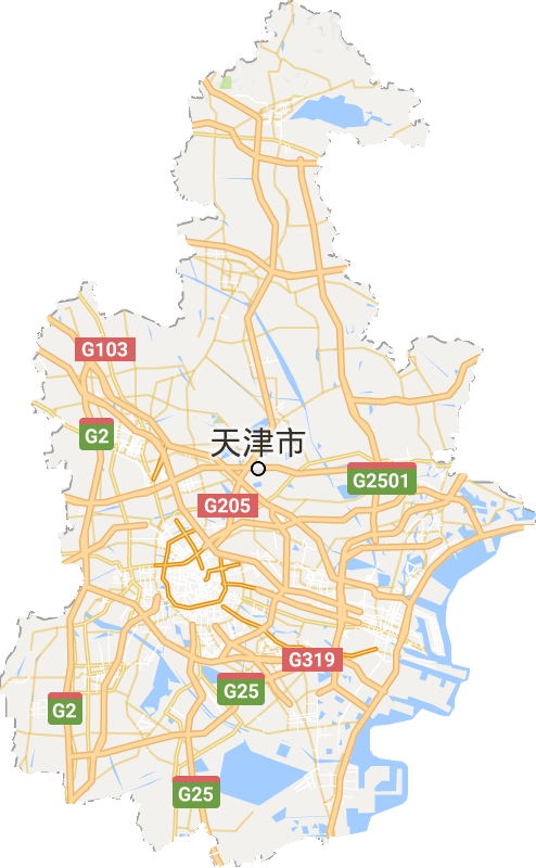 天津城區(qū)電子地圖