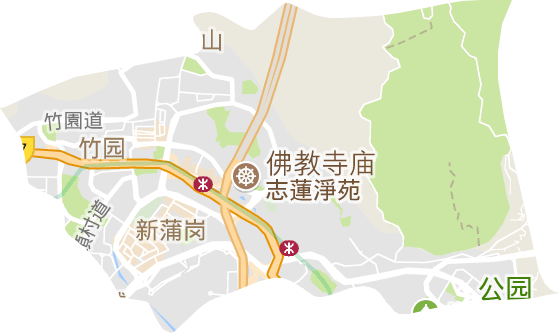 黃大仙區電子地圖