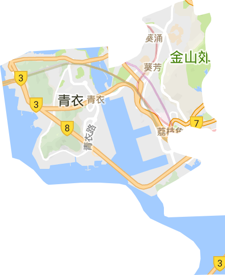 葵青區電子地圖