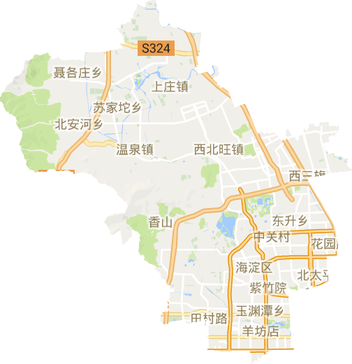 海淀區電子地圖