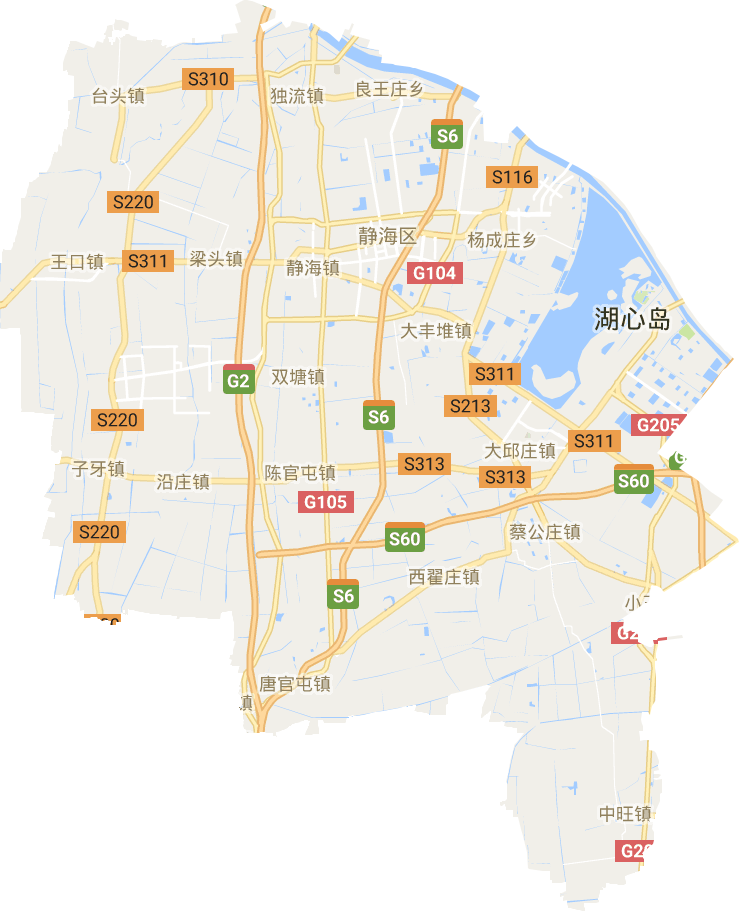 靜海區電子地圖