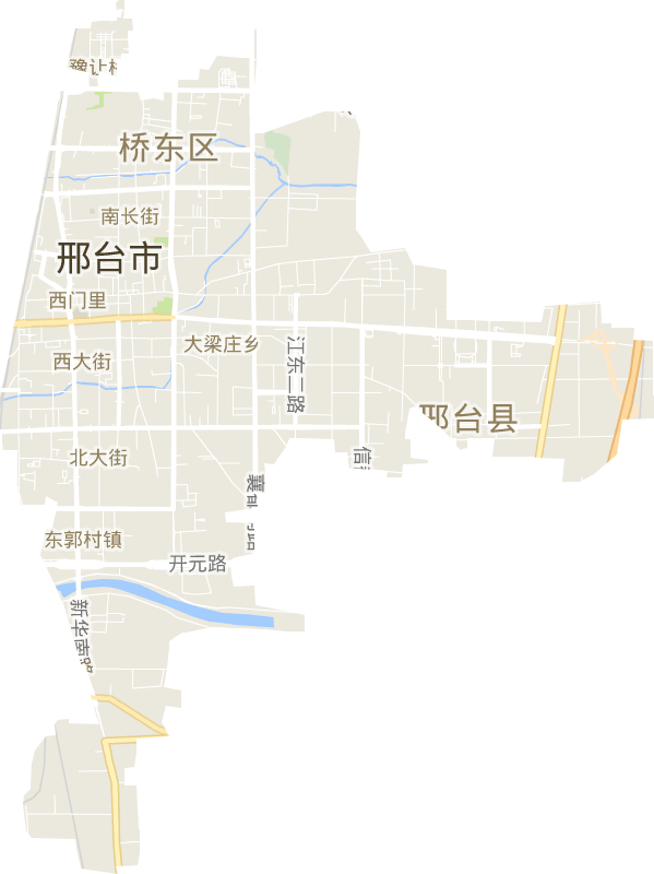 橋東區電子地圖
