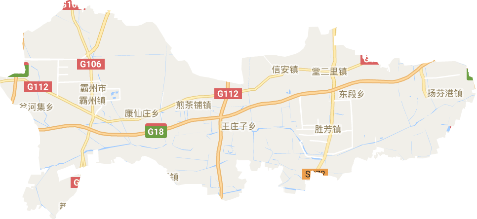 霸州市電子地圖