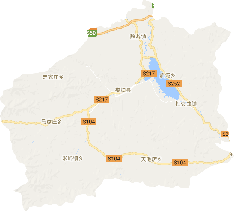 婁煩縣電子地圖