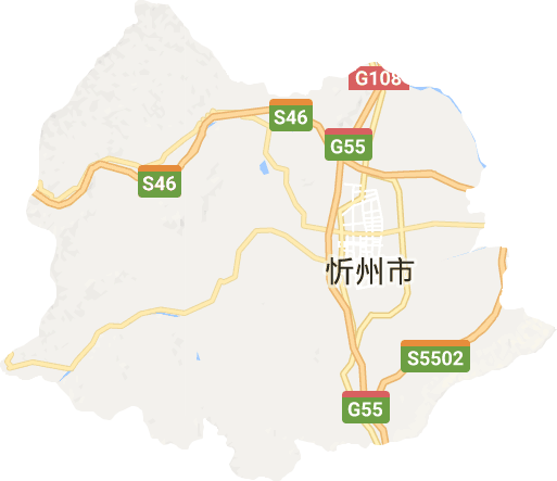 忻府區電子地圖