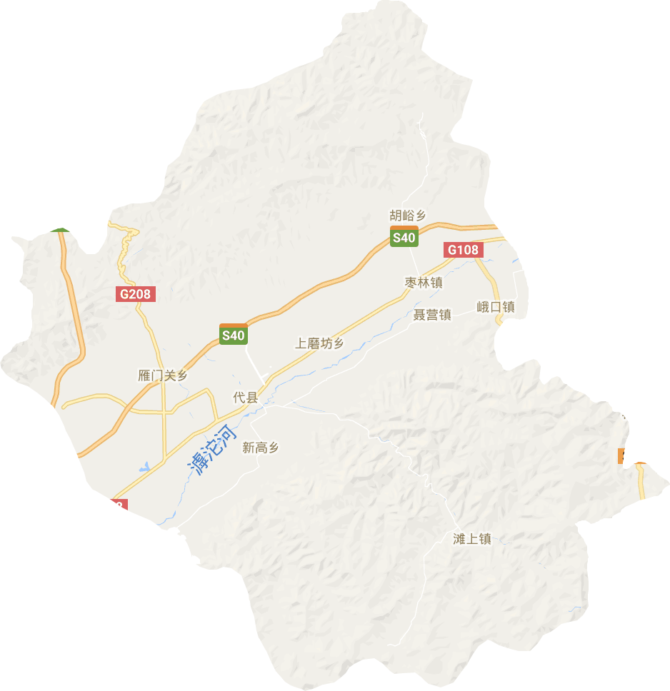 代縣電子地圖