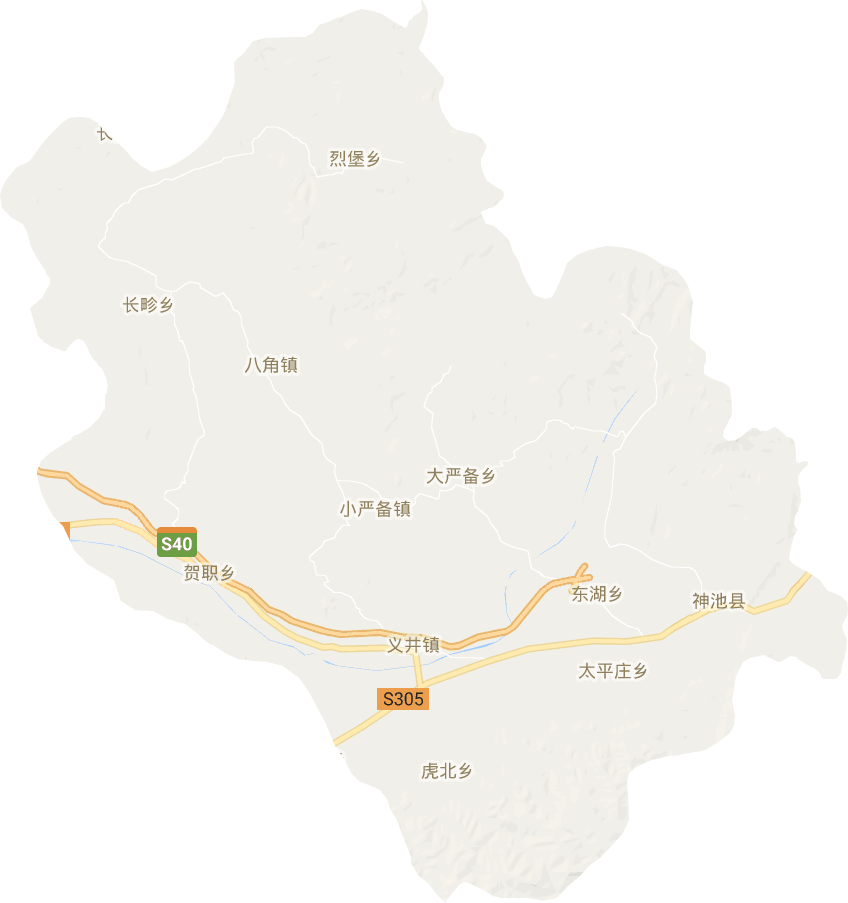 神池縣電子地圖