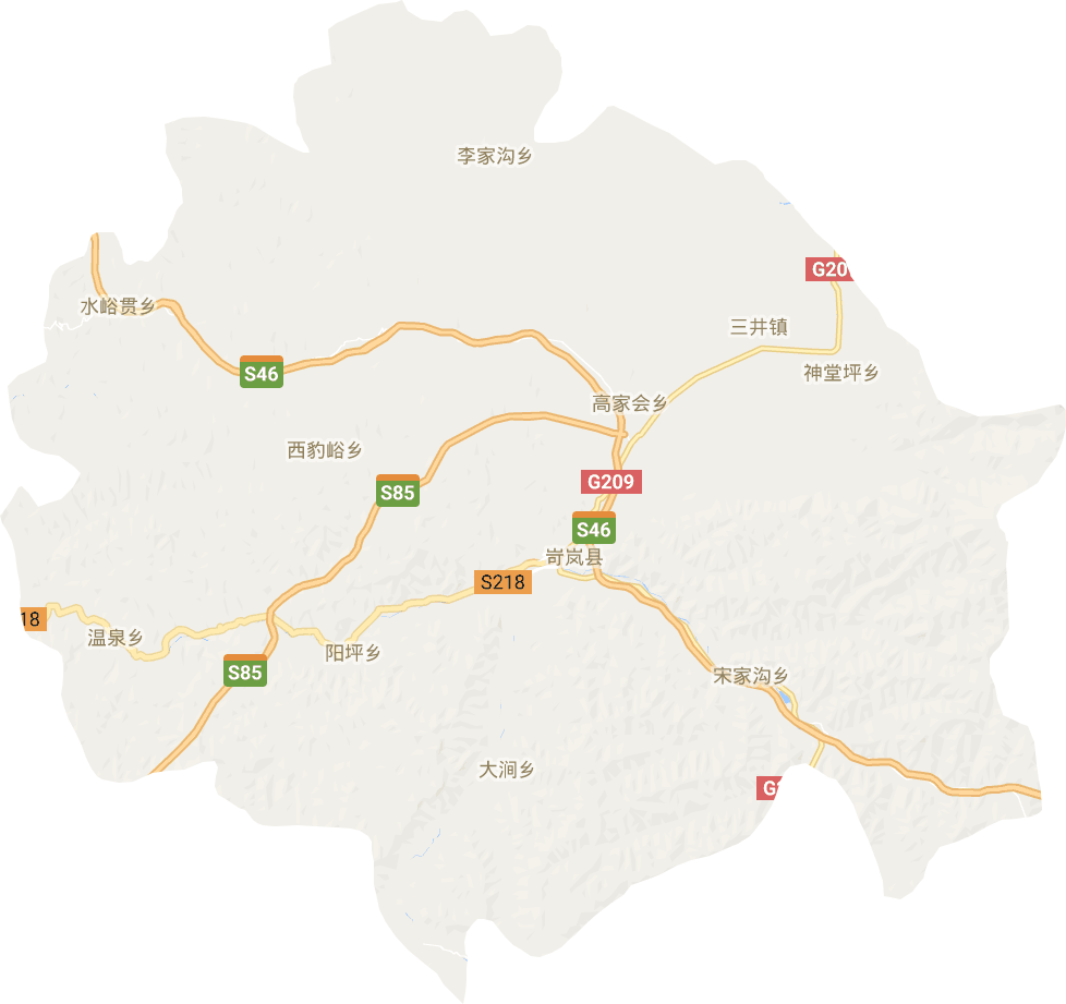 岢嵐縣電子地圖