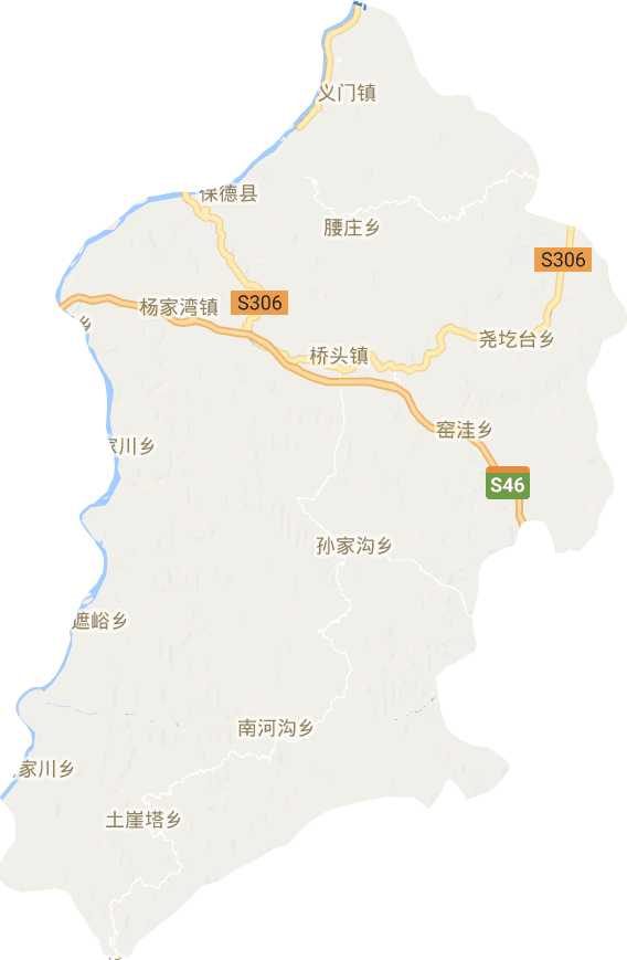 保德縣電子地圖