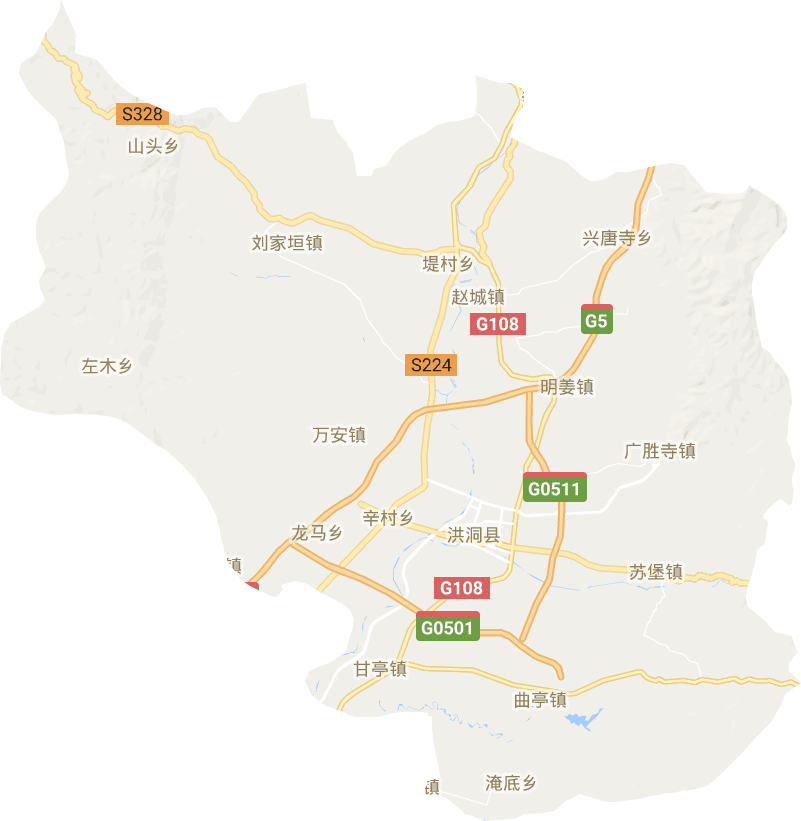 洪洞縣電子地圖