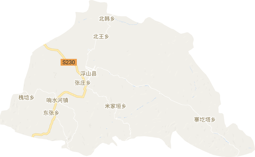 浮山縣電子地圖