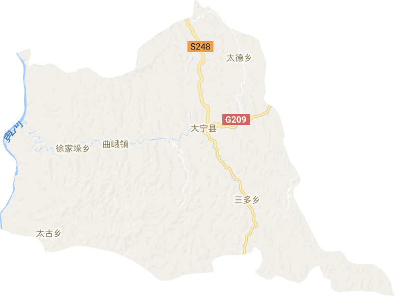 大寧縣電子地圖